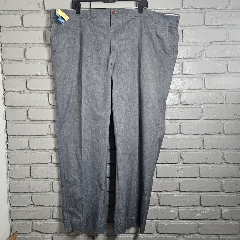 Orvis Dress Pants‎ Mens 46x29 Flat Front Straight Leg Business Office